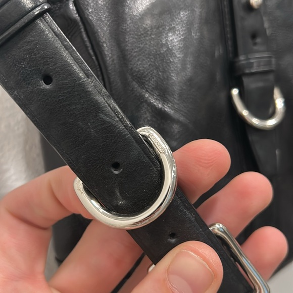 Coach 1941 Briefcase Business Leather Bag Black 70257 - Picture 6 of 9